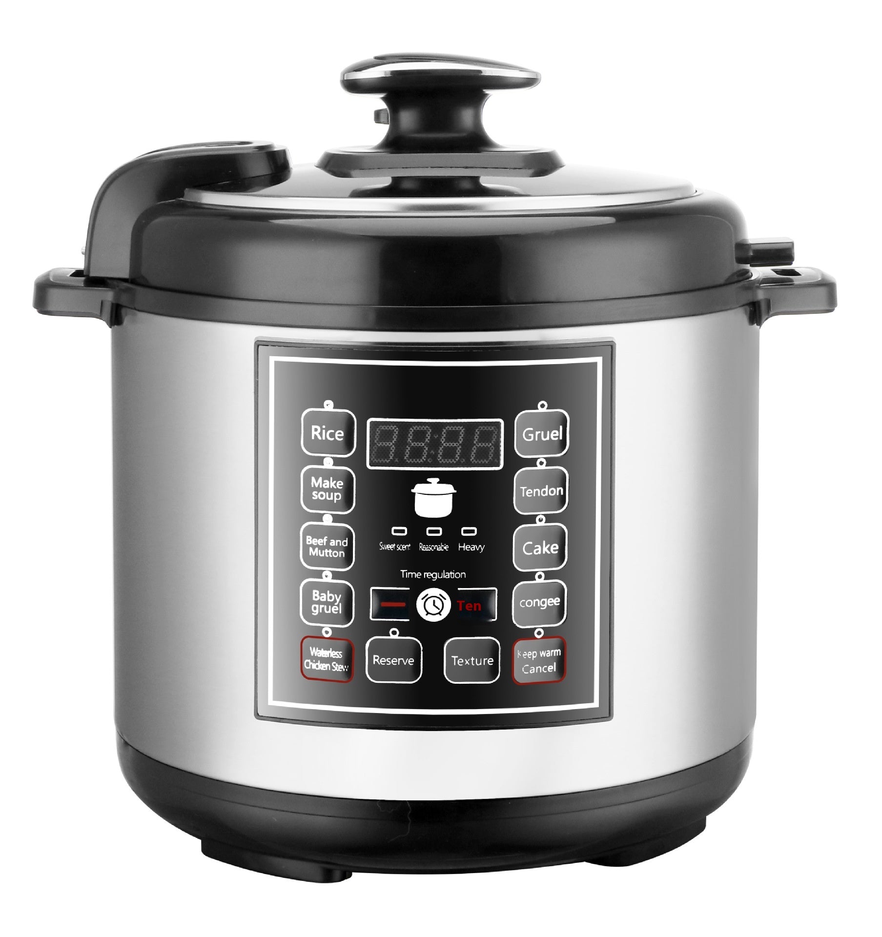 1.3gal Multi-Function Pressure Cooker With Intelligent Timer Reservation