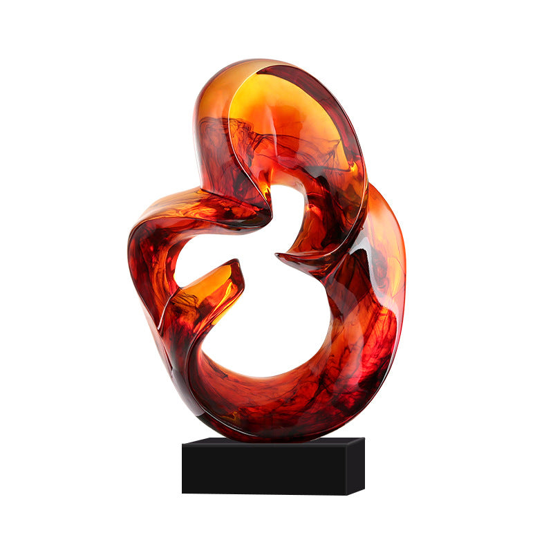 Transparent Glass Resin Craft Ornament