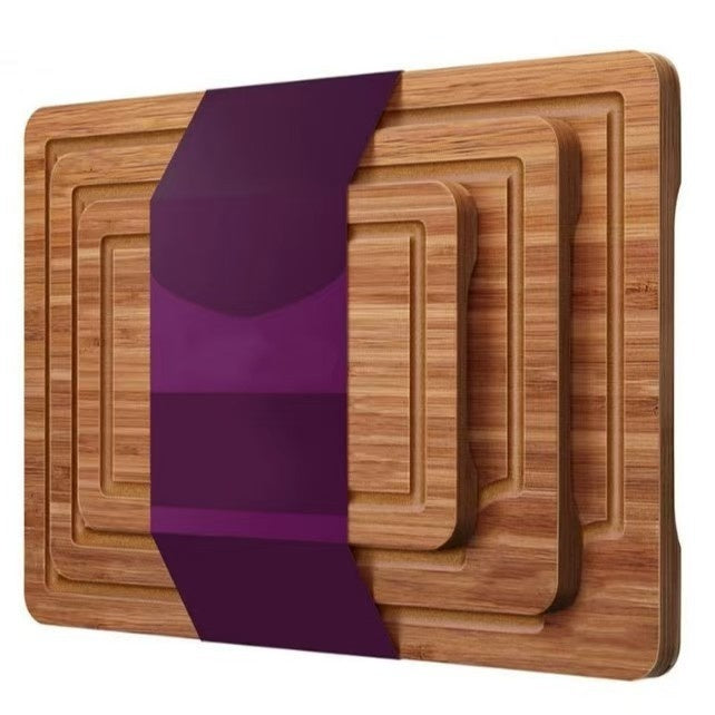 Three Piece Kitchen Cutting Board Set For Organized Food Preparation