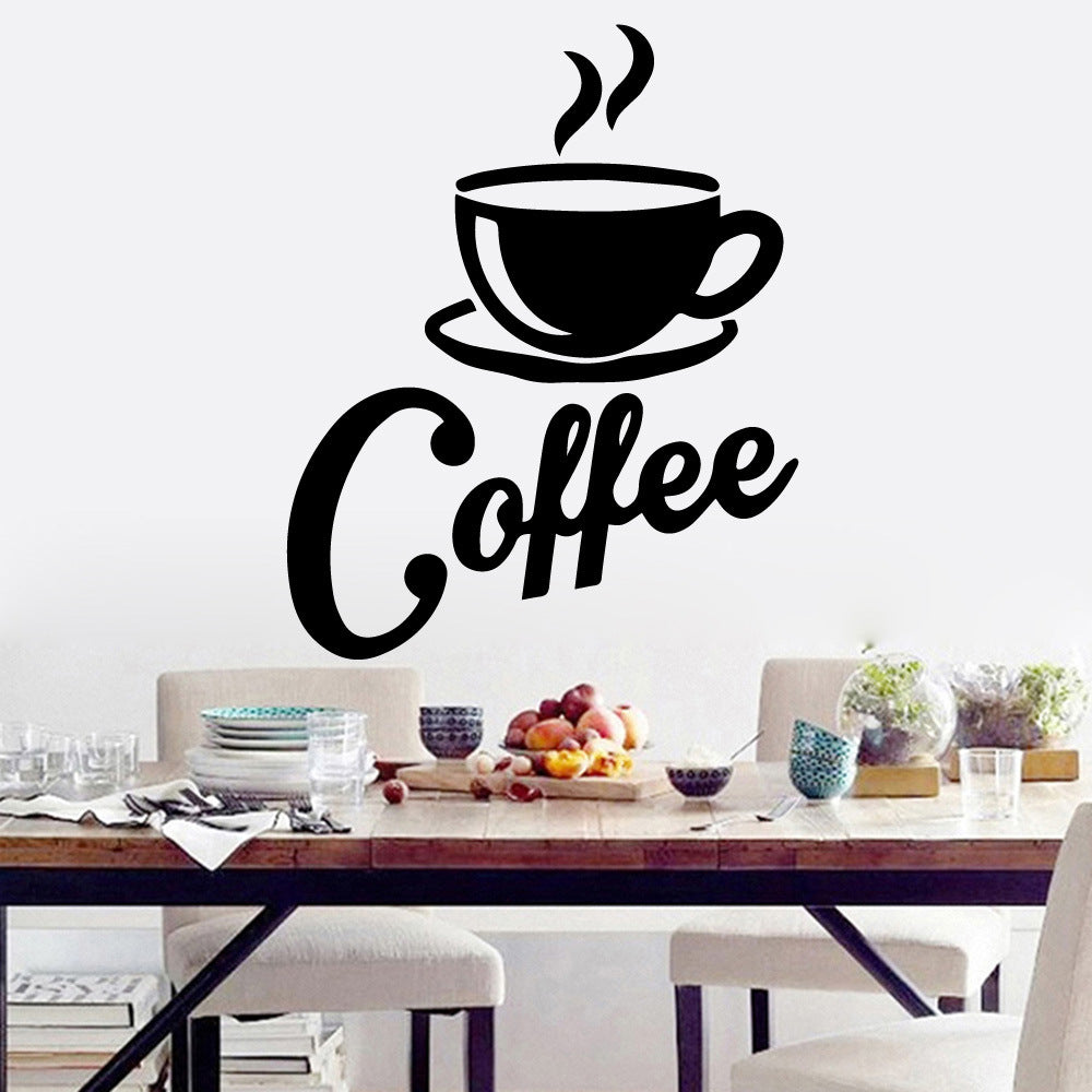 Kitchen Decoration Restaurant Window Glass Decals