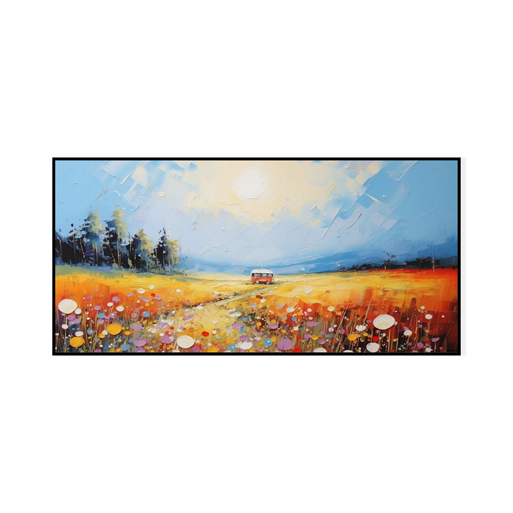 Hand-Painted Nature Scenery Oil Painting Wall Art