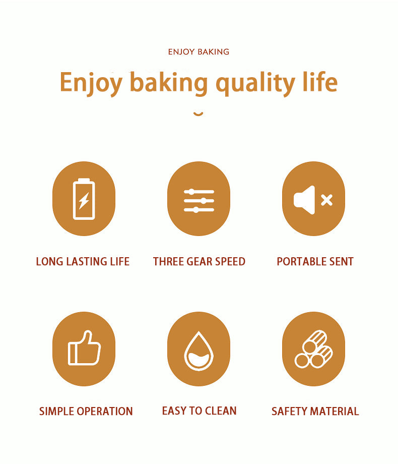 Wireless Handheld Electric Egg Whisk