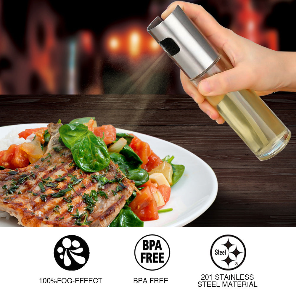 Glass Oil And Vinegar Spray Bottle