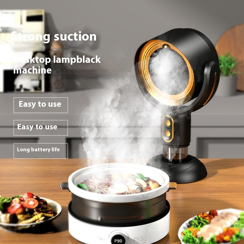 Portable Desktop Range Hood Smoke Absorber Air Purifier