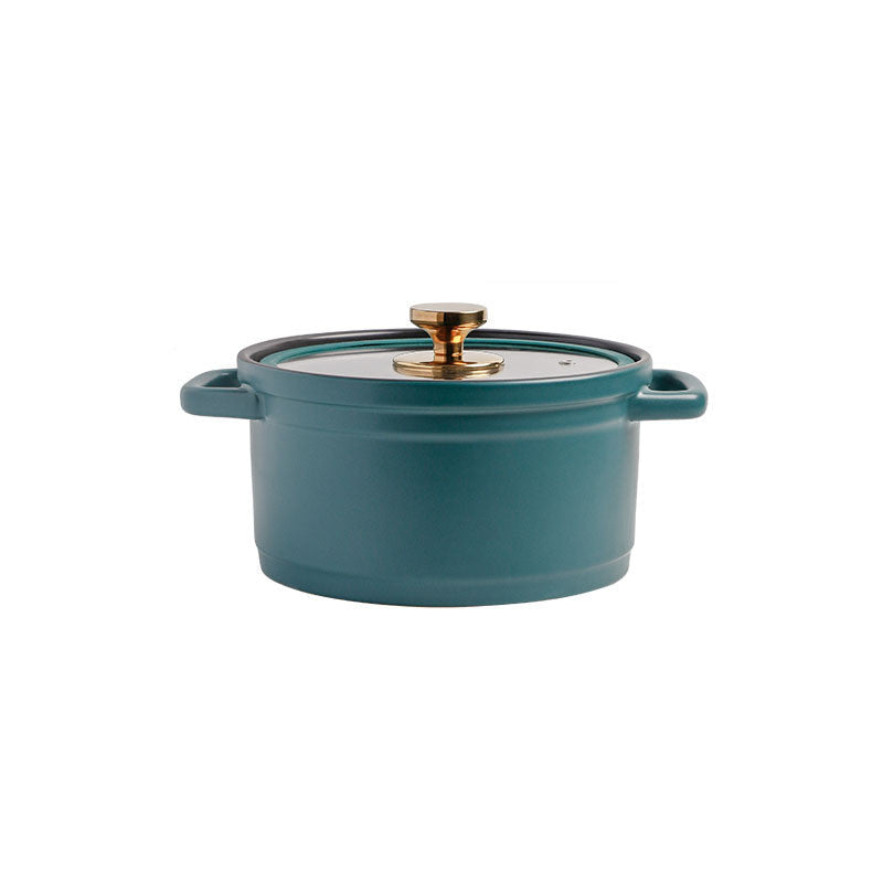 Nordic Ceramic Large Capacity Stock Pot For Porridge And Soup