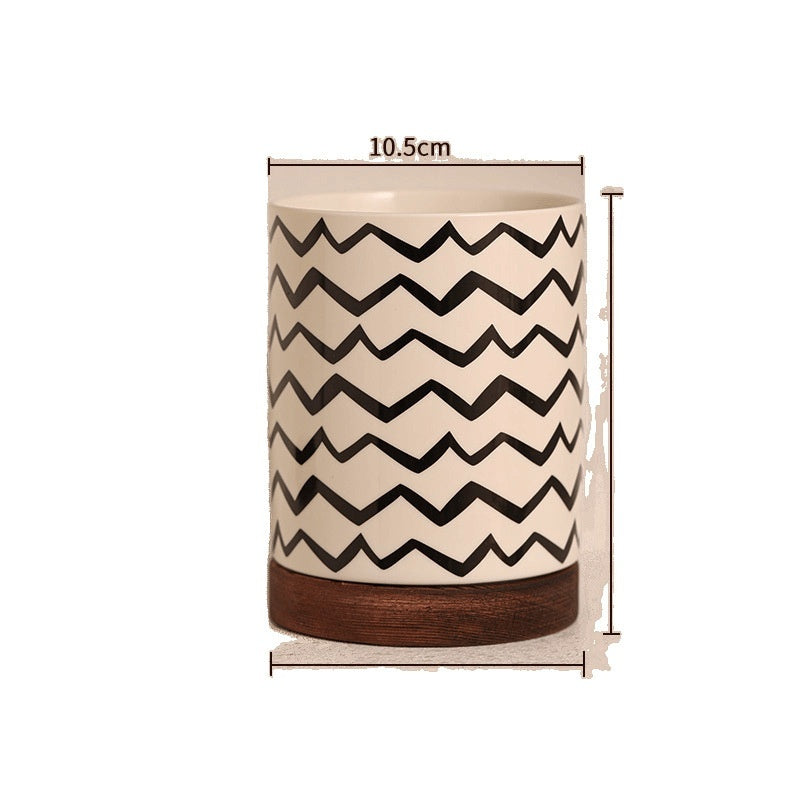 Ceramic Kitchen Chopstick Draining Holder Rack