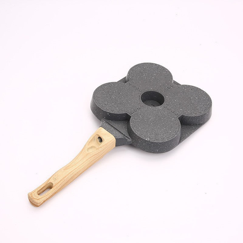 Four Hole Non Stick Frying Pan For Eggs And Breakfast