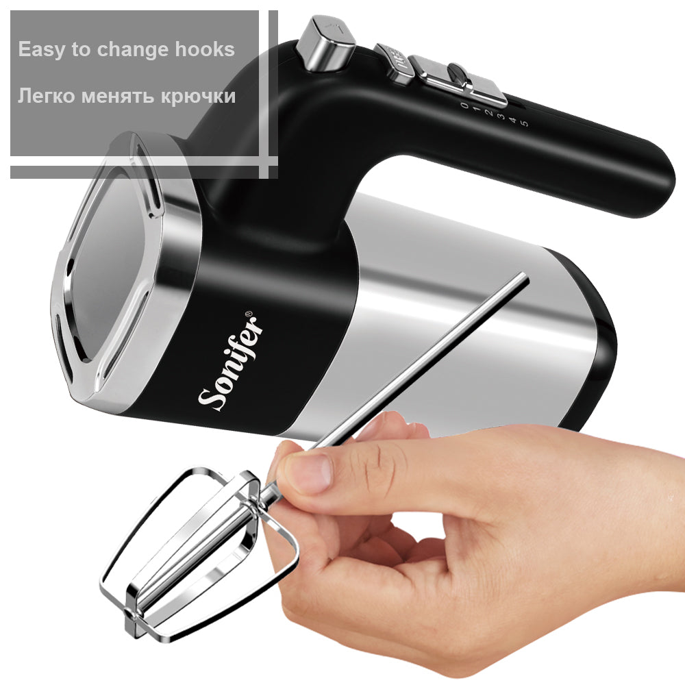 500W Electric Hand Mixer 5 Speed Kitchen Blender