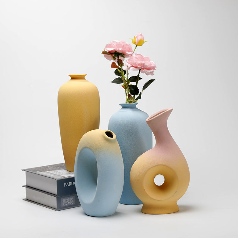 Creative Ceramic Vase Dried Flower Living Room Decor