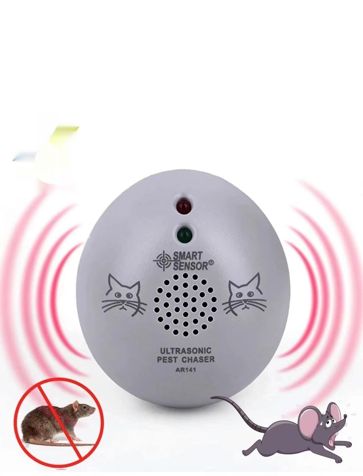 Ultrasonic Pest Repeller For Home (Mice, Mosquitoes, Cockroaches)