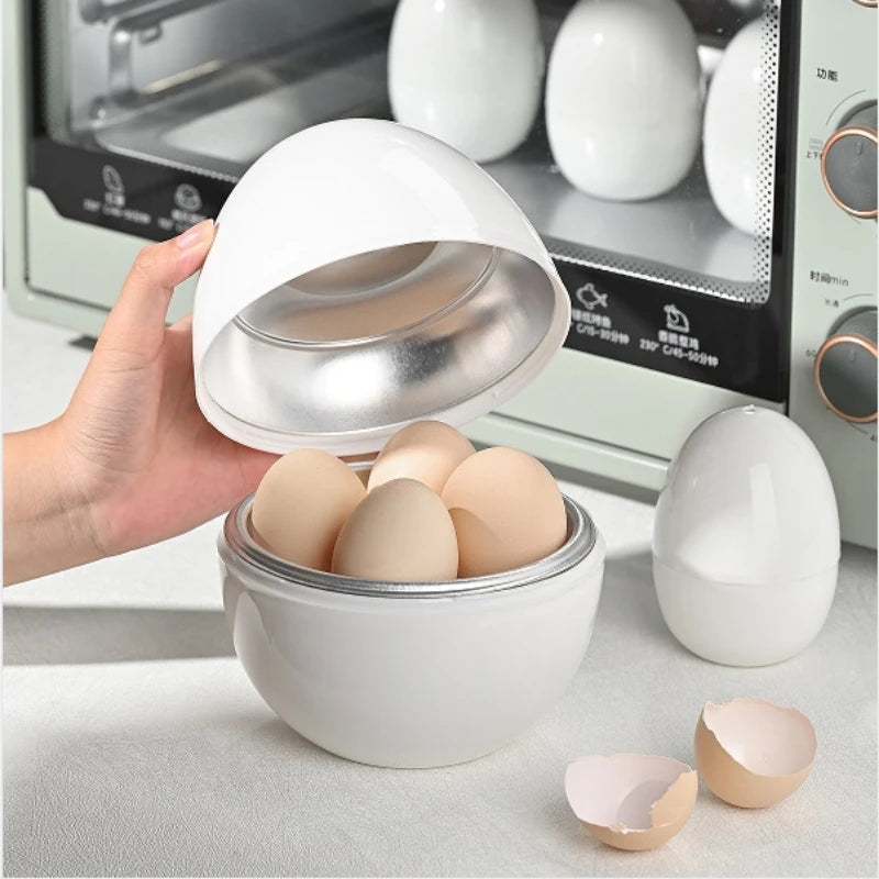 Microwave Egg Steamer Cooker 4 Egg Capacity Kitchen Tool