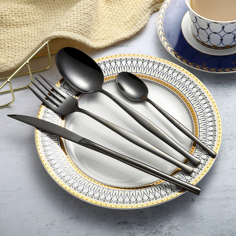 304 Stainless Steel Cutlery Set For Western Style Dining