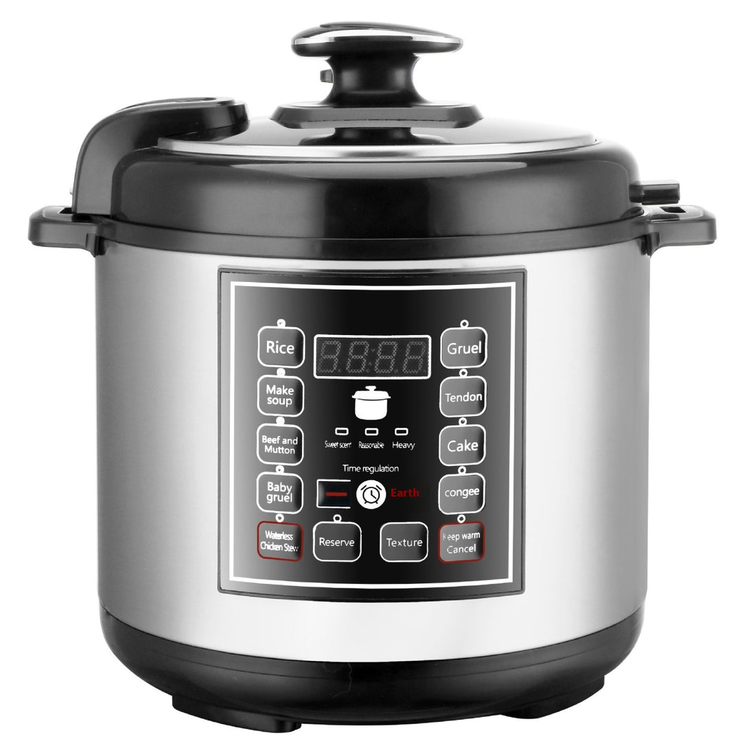 1.3gal Multi-Function Pressure Cooker With Intelligent Timer Reservation