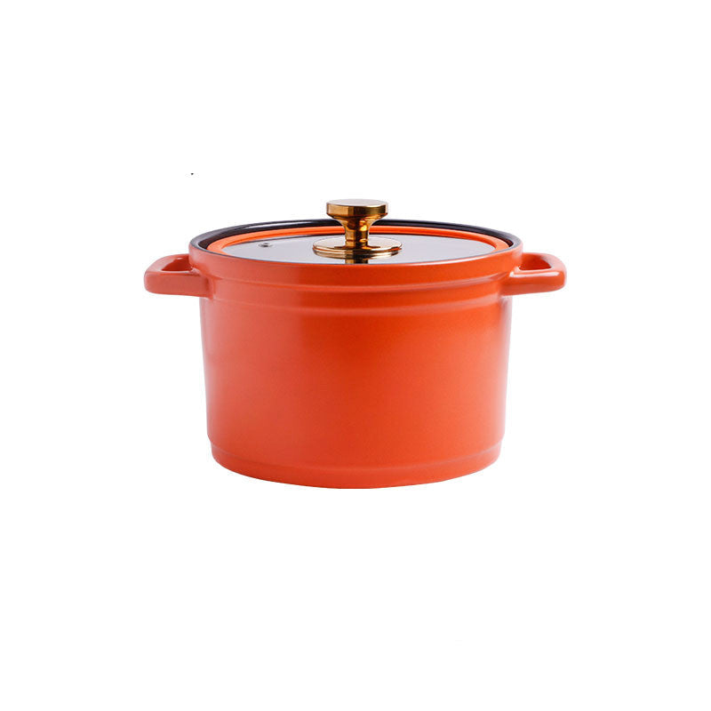 Nordic Ceramic Large Capacity Stock Pot For Porridge And Soup