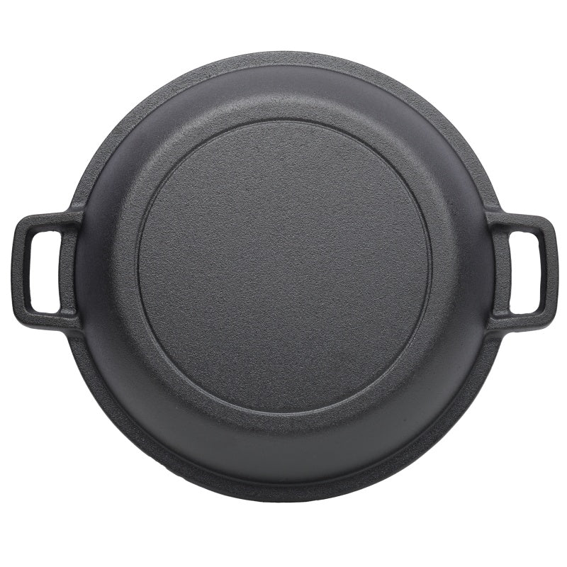 Pre-Seasoned Cast Iron Dutch Oven with Dual Handles
