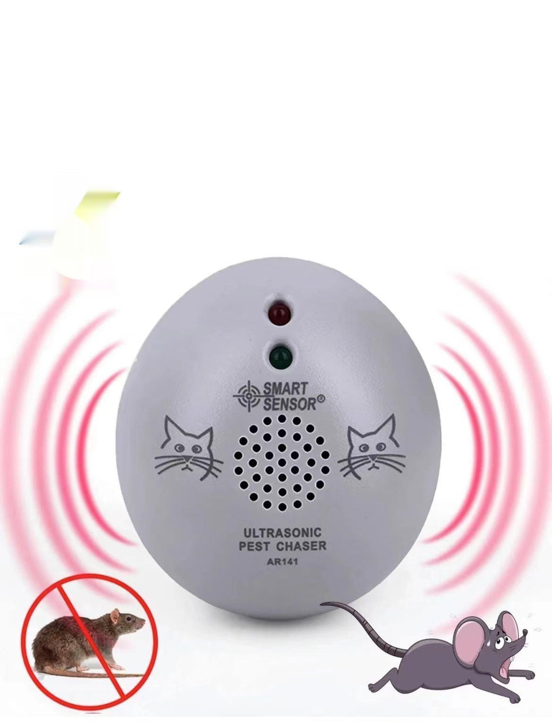 Ultrasonic Pest Repeller For Home (Mice, Mosquitoes, Cockroaches)