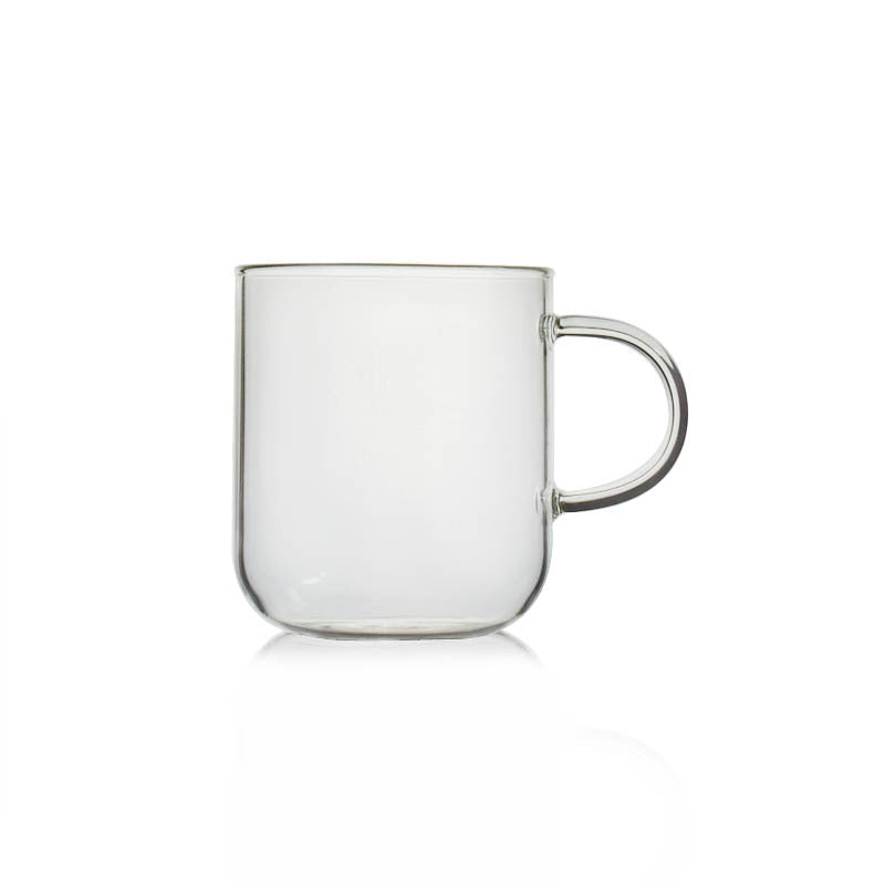 Glass Water Tea Coffee Flower Drinking Cup