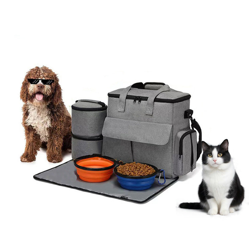 Large Capacity Pet Travel Backpack Outdoor Storage Bag