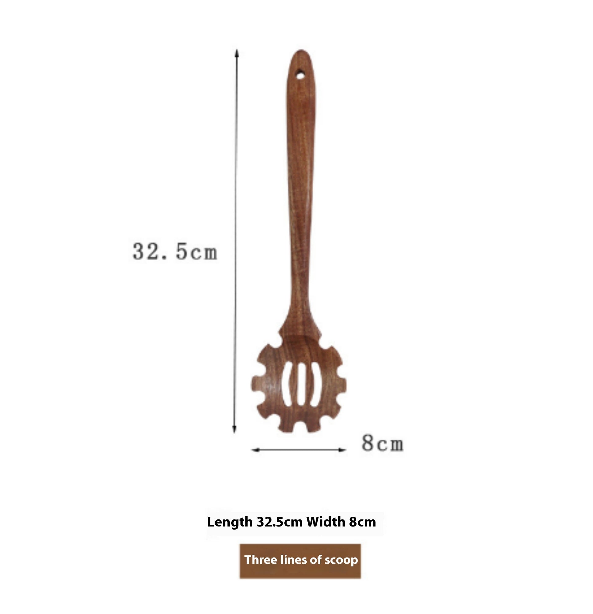 Thailand Teak Wood Kitchen Utensil Set Spoon Ladle Skimmer