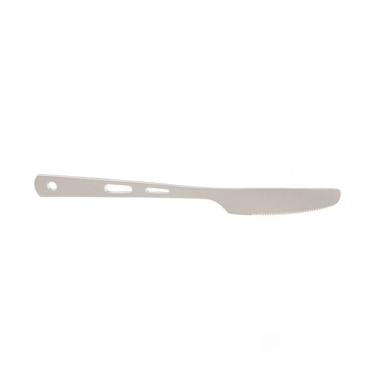 Travel Titanium Cutlery Set For Lightweight Outdoor Dining