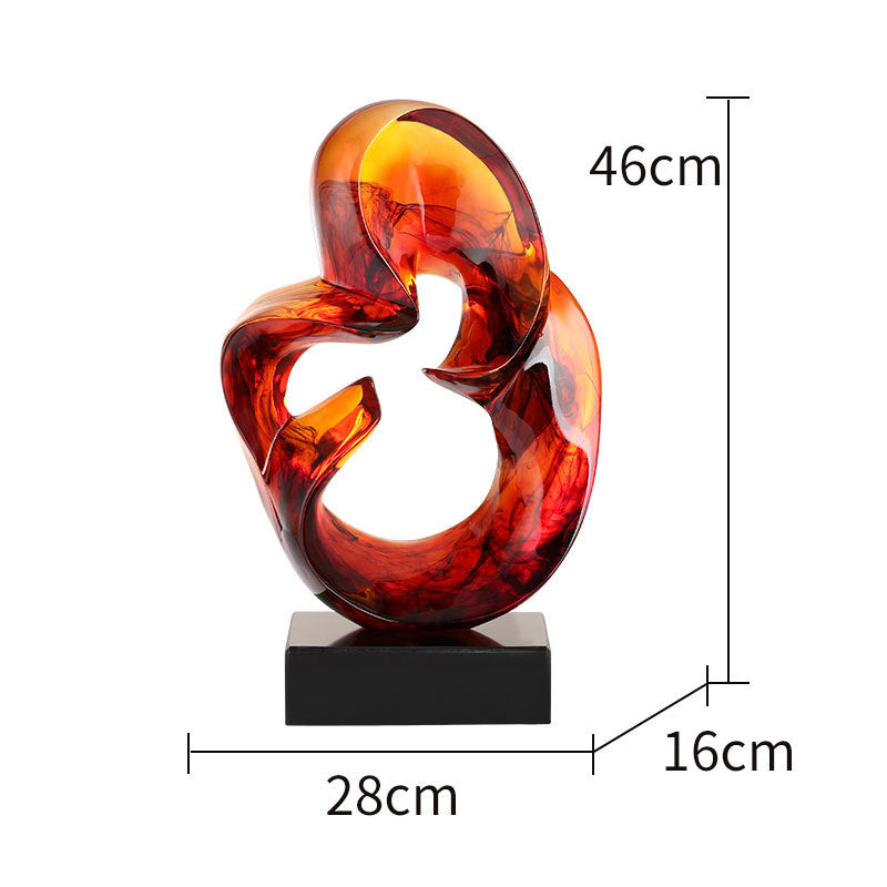 Transparent Glass Resin Craft Ornament