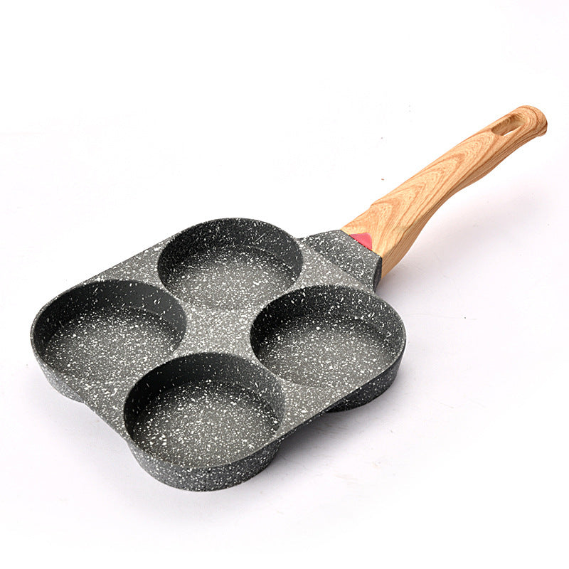 Four Hole Non Stick Frying Pan For Eggs And Breakfast