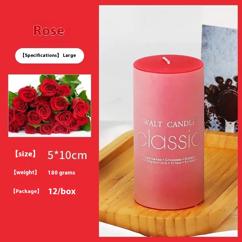 Cylindrical Aromatherapy Scented Smokeless Candle