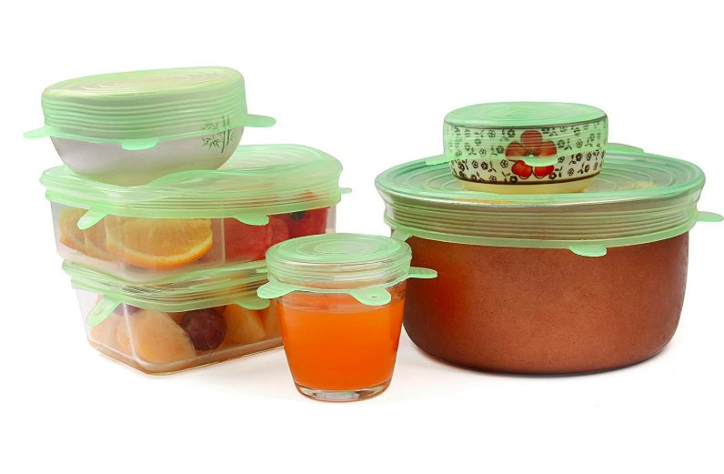 Silicone Stretch Lids Reusable Food Storage Covers