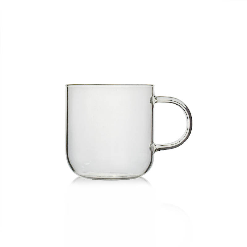 Glass Water Tea Coffee Flower Drinking Cup