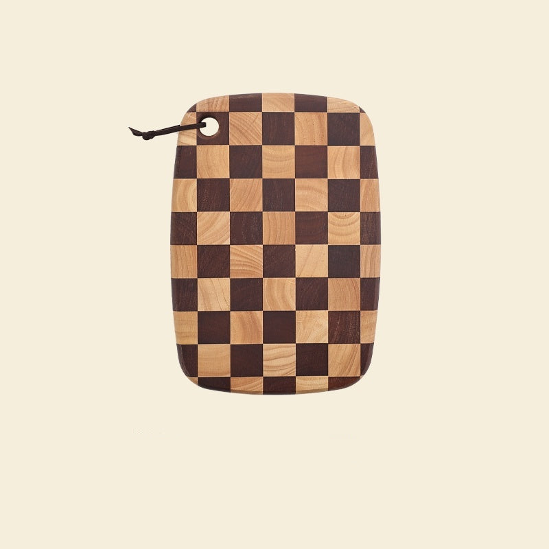 Acacia Mangium Chessboard Grid Cutting Board Solid Wood Cutting Board