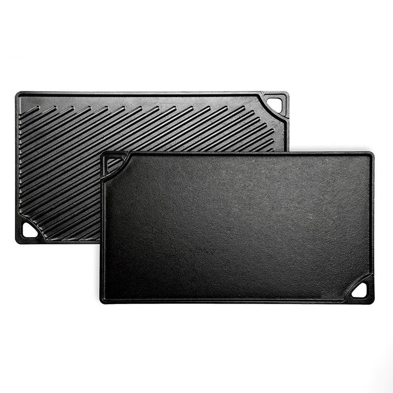 Cast Iron Reversible Skillet Double-Sided Cooking Pan