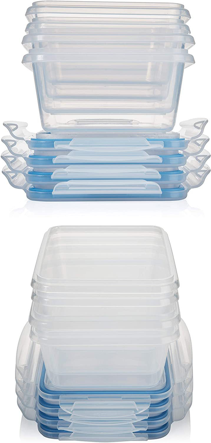12 Piece Kitchen Cereal Storage Box Set Refrigerator Containers