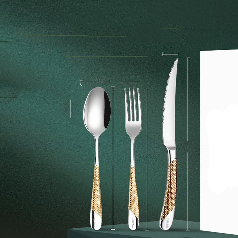 Creative Stainless Steel Cutlery Set For Everyday Dining Use