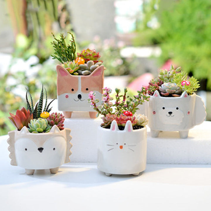 Play Gardening Ceramic Flower Pot
