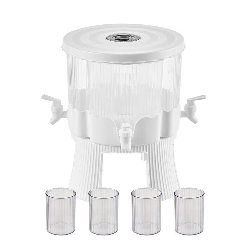 Rotatable Four Compartment Plastic Kitchen Water Kettle