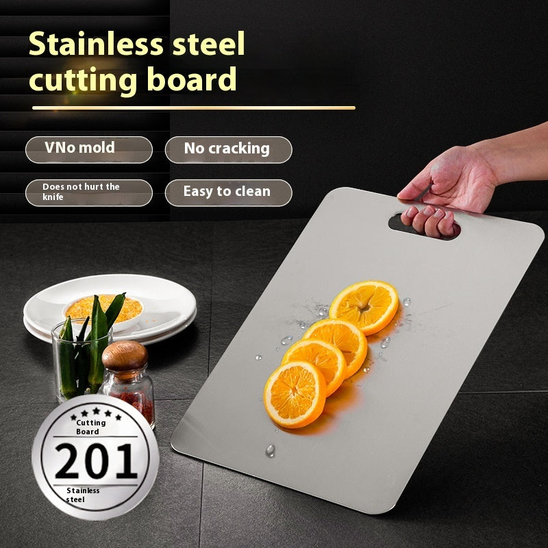 Stainless Steel Thickened Cutting Board Anti Mold Kitchen Chopping Board