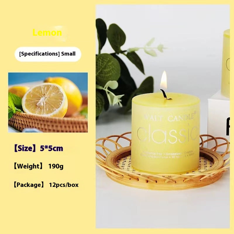 Cylindrical Aromatherapy Scented Smokeless Candle
