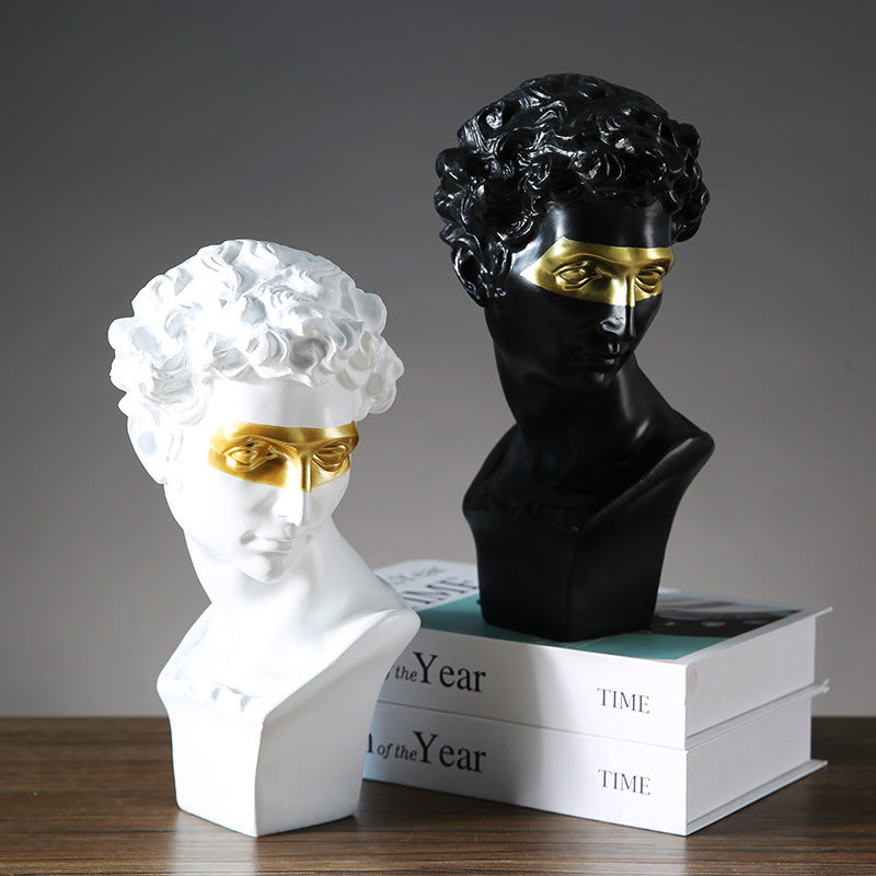 David Sculpture Home Character Decoration Statue