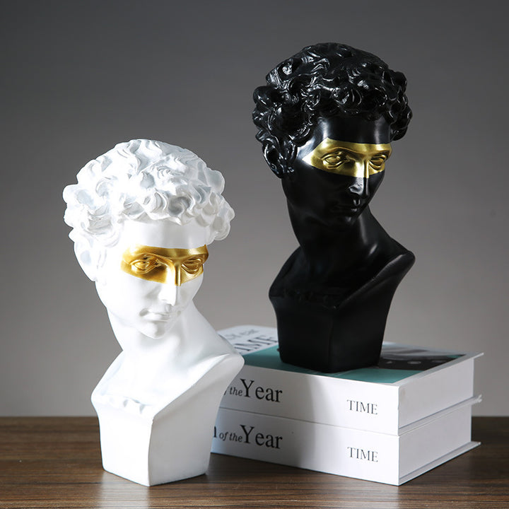 David Sculpture Home Character Decoration Statue