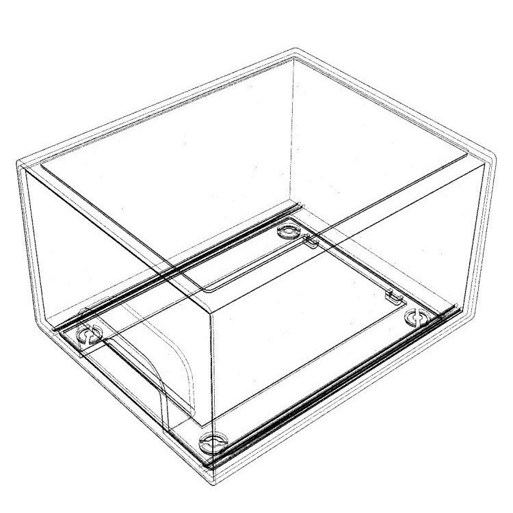Clear Stackable Acrylic Storage Drawers Bathroom And Kitchen Organizer