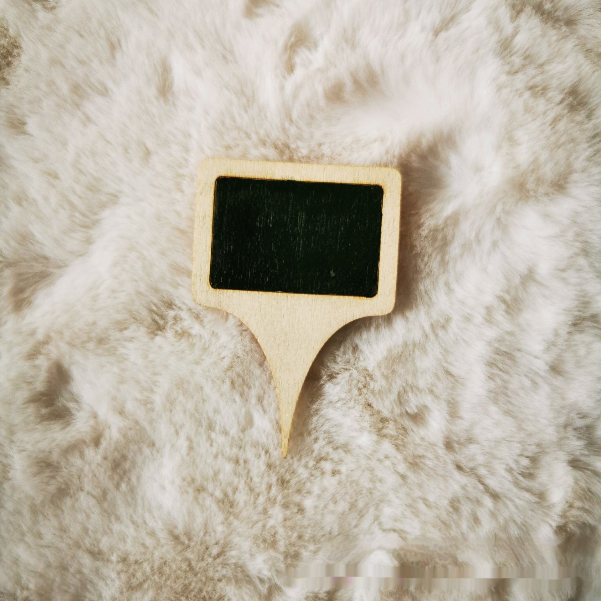 Wooden Blackboard Cake Insert Price Tag Decor