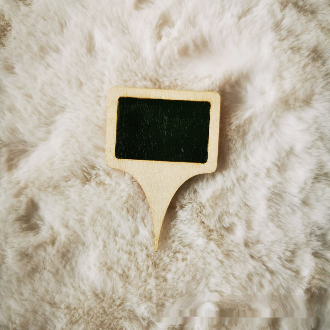 Wooden Blackboard Cake Insert Price Tag Decor