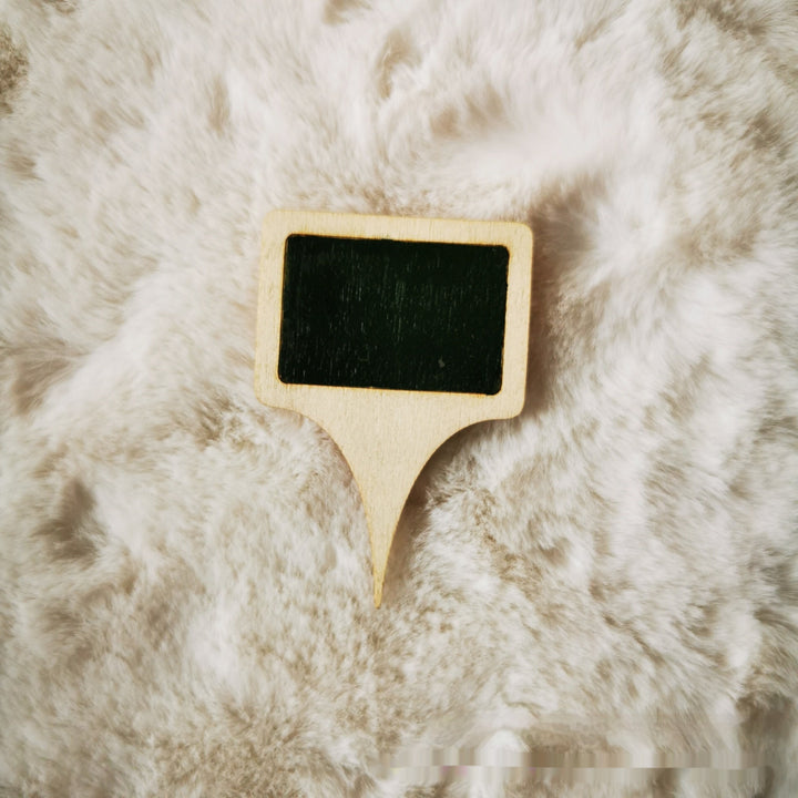 Wooden Blackboard Cake Insert Price Tag Decor