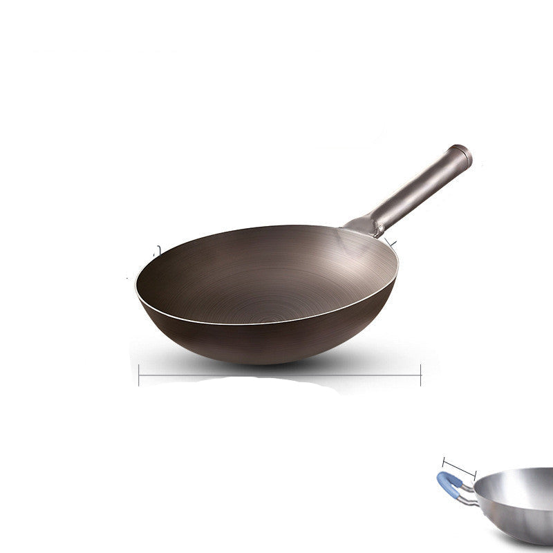 Pure Titanium Frying Pan Non-Coated Nonstick