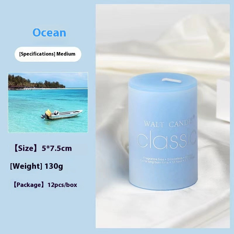 Cylindrical Aromatherapy Scented Smokeless Candle