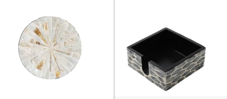 Light Luxury Wooden Decorative Bowl Mat