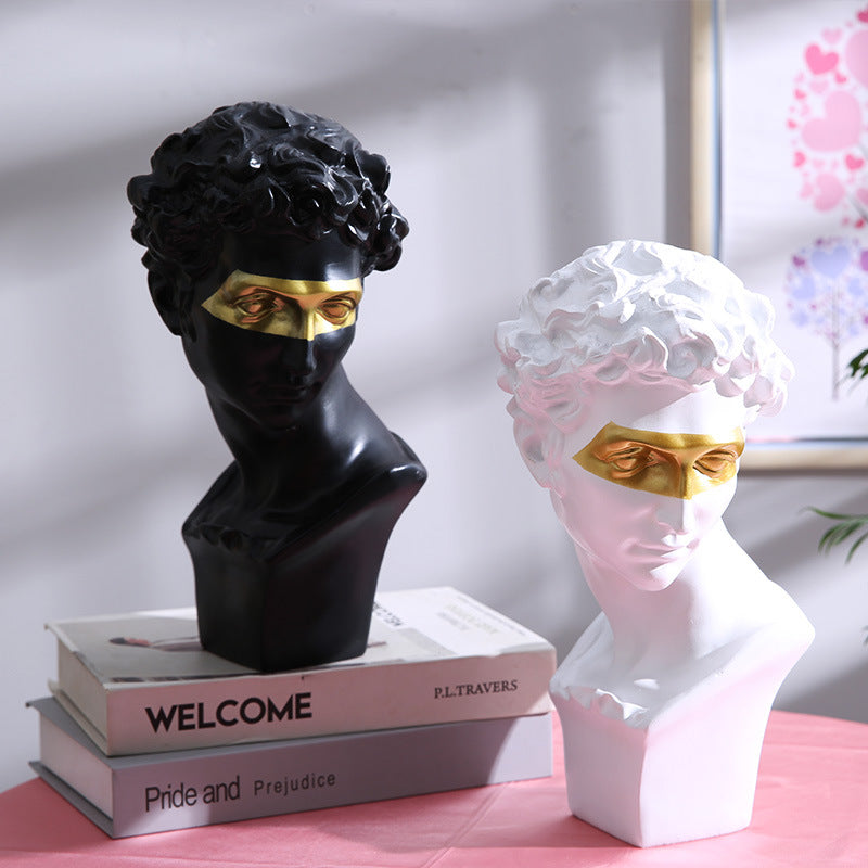 David Sculpture Home Character Decoration Statue