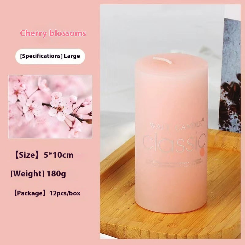 Cylindrical Aromatherapy Scented Smokeless Candle