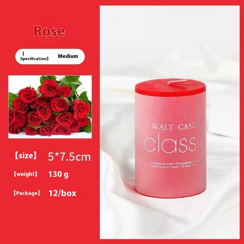 Cylindrical Aromatherapy Scented Smokeless Candle