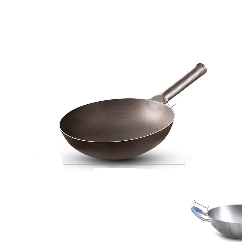 Pure Titanium Frying Pan Non-Coated Nonstick